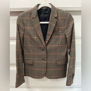 NWOT - ZARA Houndstooth Blazer